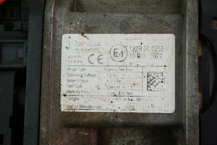 АВТОНОМНЫЙ ОТОПИТЕЛЬ WEBASTO AUDI A4 B8 122R000258 9021038E, фото 6