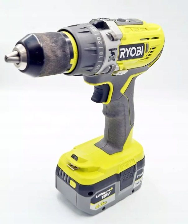 Комплект инструментов Ryobi дрель-шуруповерт и шлифмашина 2 шт., фото 2