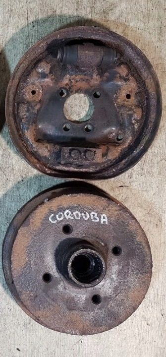 БАРАБАН ТОРМОЗНОЙ ЗАДНИЙ В СБОРЕ SEAT CORDOBA I 180 мм ПРАВЫЙ, фото 1