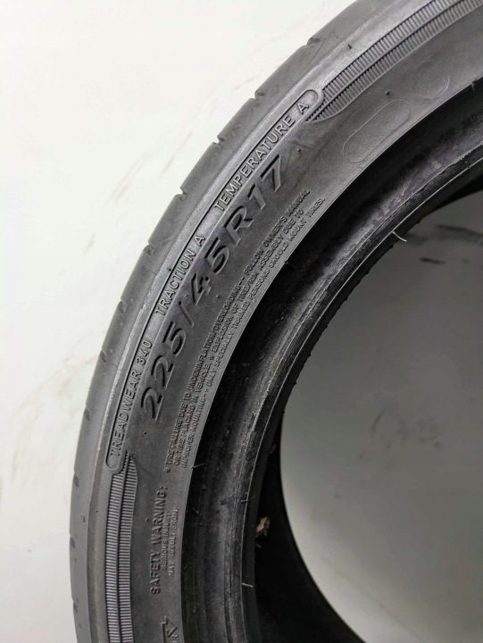 2× Шина летняя Dunlop SP SPORT BLURESPONSE 225/45R17 94 Вт защита диска, усилитель (XL), фото 7