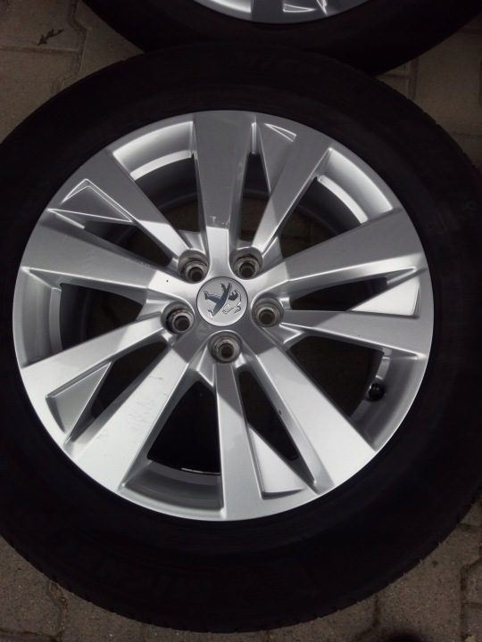 4× Литой диск Peugeot OE 9809687177 7.5" x 17" 5x108, фото 3