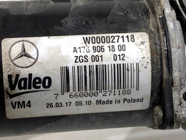 ТРАПЕЦИЯ ДВОРНИКОВ ПЕРЕДНЯЯ MERCEDES CLA купе A1769061800 13-19 СИСТЕМА, фото 5