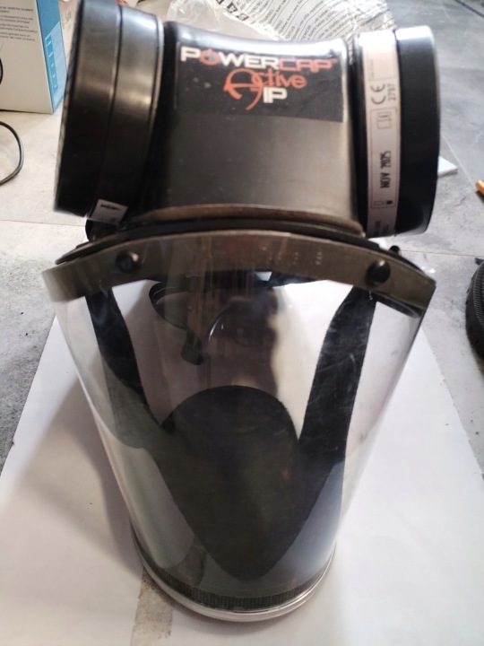 JSP Powercap Lite czapka защитный с wizjerem и respiratorem, фото 1