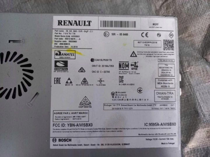 МАГНИТОЛА НАВИГАЦИЯ RENAULT CAPTUR II 259151697R, фото 3