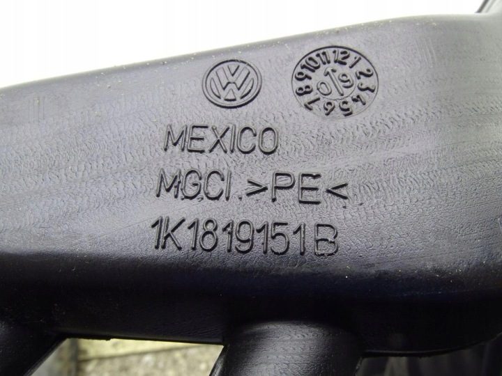 1k1819151b труба обдува воздуха левая VW Golf 5 В, фото 3