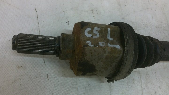 Полуось левая передняя Citroen C5 III 2.0 136 л.с. шарнир, фото 4