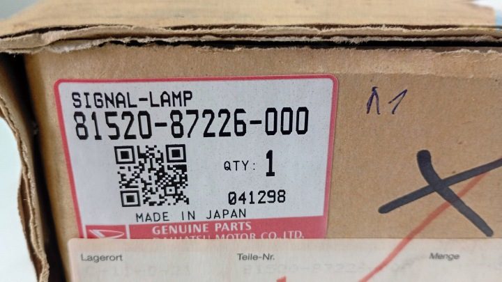 ПОВОРОТНИК ПЕРЕДНИЙ ЛЕВЫЙ ДЛЯ DAIHATSU CUORE IV 94-97 81520-87226-000, фото 3