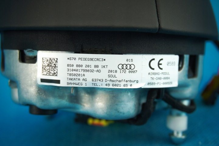 Подушка безопасности водителя Audi TT RS 8S 8S0880201BB, фото 7
