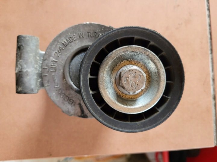 Ford OE 3M5Q6A228-AD натяжитель приводного ремня поликлинового, фото 2