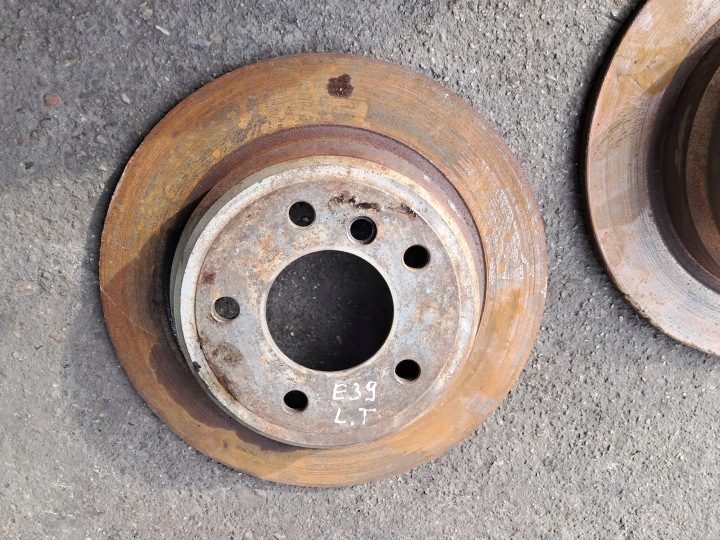 Диски тормозные вентилируемые 298 мм ЗАДНИЕ BMW E39 520d-530d 520i-540i M47 M52, фото 4