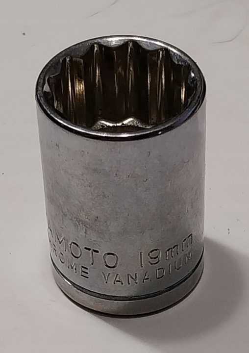 Ключ насадка 19 мм 1/2" 12-kątna YMT5827010K, фото 2