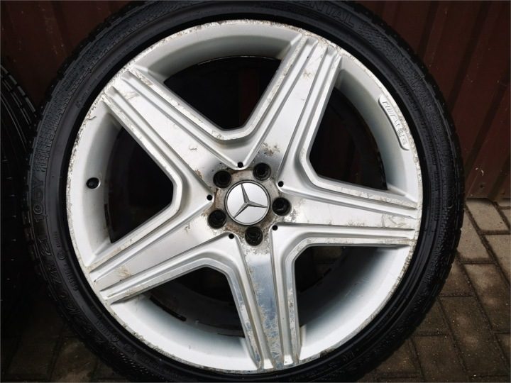 MERCEDES ML W164 W166 КОЛЕСА ДИСКИ AMG 9x21'' ET60 ШИНЫ ЛЕТО 7 мм 2023 г., фото 5