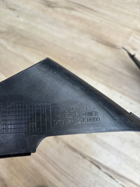 КОМПЛЕКТ ЗАЩИТ WEWNĘTRZYCH ДЕФЛЕКТОРЫ L+P HONDA CBF1000FA CB100F SC64, фото 5