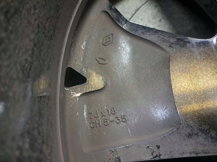 Литой диск Renault OE 403009719R 7.0" x 18" 5x114.3 ET 35, фото 5