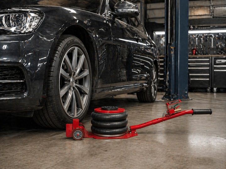 АВТОМОБИЛЬНЫЙ ДОМКРАТ BAŁWANEK ПНЕВМАТИЧЕСКИЙ 15-40 см 3,5T РЫЧАГ ПОДУШКА, фото 12