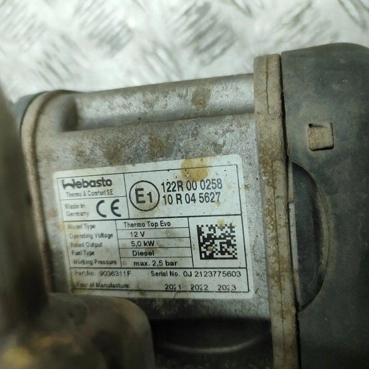 WEBASTO VW TRANSPORTER VI (T6) ФУРГОН (SGA, SGH) 9038668B 27502121 2.0L, фото 6
