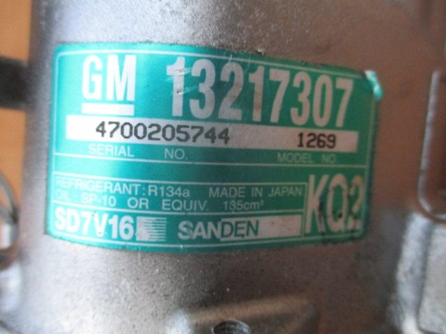 OPEL VECTRA C SIGNUM 1.6 1.8 КОМПРЕССОР КОНДИЦИОНЕРА 13217307 KQ2, фото 9