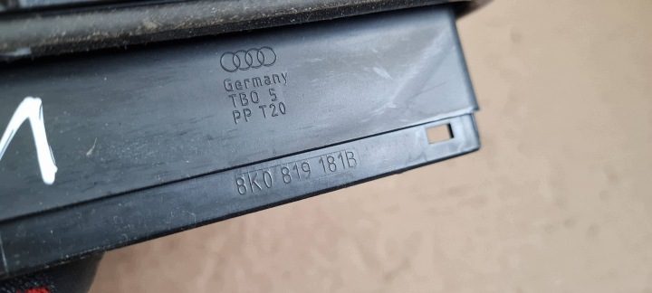 A5 8T рестайлинг решетка вентиляционная багажника бампера задняя 8K0819181B A4 B8, фото 6