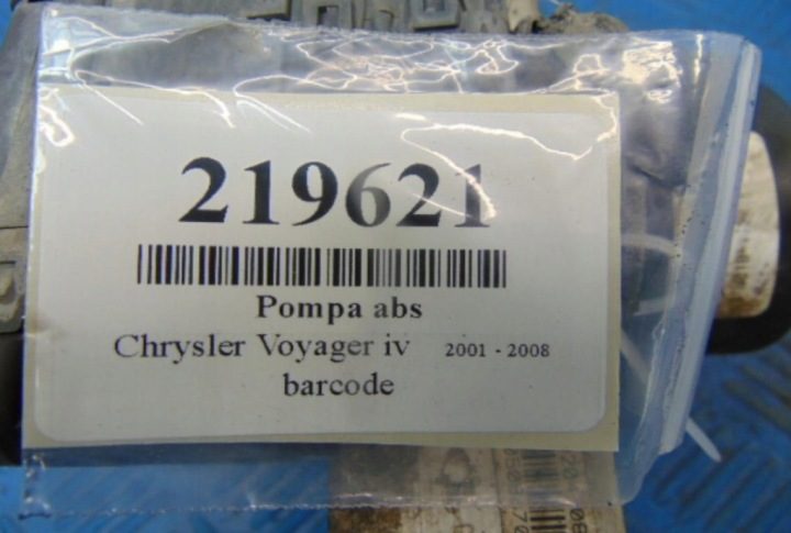 CHRYSLER VOYAGER IV 3.3B НАСОС ABS 04686704AB, фото 8