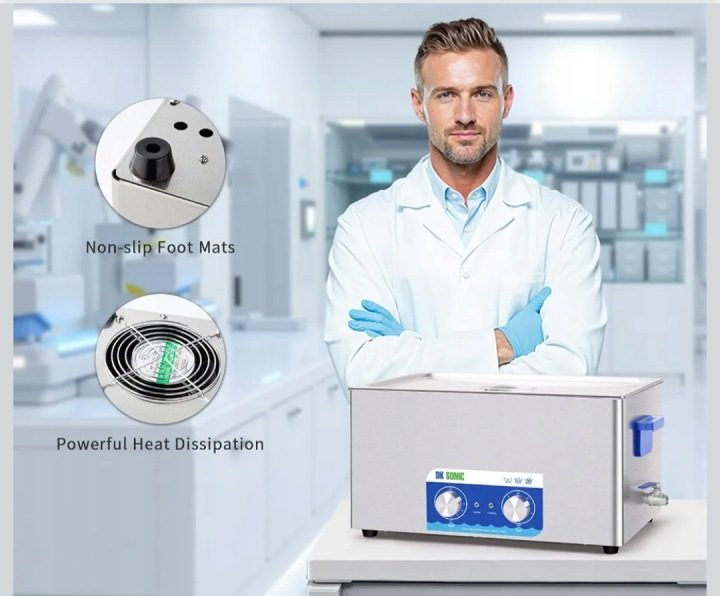 DK SONIC Ultrasonic Cleaner 4L – мойка stołowa с стали nierdzewnej M1859, фото 2