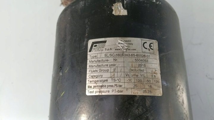 Баллон газа бак агрегата Carrier Supra 65-60026-00 № 326/146, фото 2