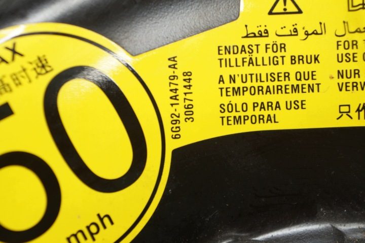 Dojazd запаска колесо Volvo C30 C70 II S40 II V50 6G921AA79AA 30671448 30683913, фото 6