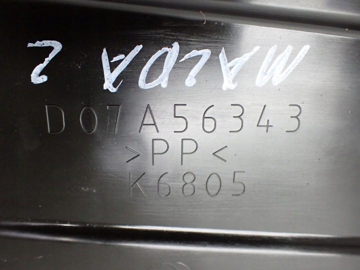 ЗАЩИТА ДНИЩА ПРАВАЯ ОРИГИНАЛ D07A56343 MAZDA2 2 DE 11 г., фото 3