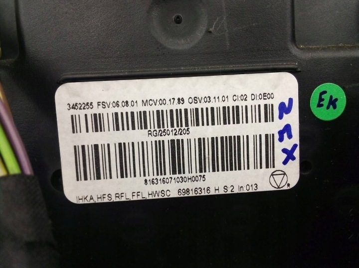 Mini One - Cooper Clubman R55 2008 69816316 Блок управления климатом обдува, фото 11