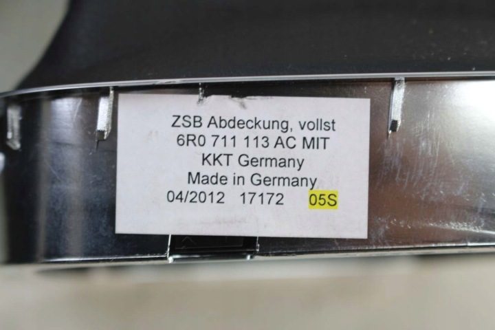 VW POLO РУЧКА ПЕРЕКЛЮЧЕНИЯ ПЕРЕДАЧ + ЧЕХОЛ 6R0711113AC 6R0711113 6R0711113AC MITSUBISHI, фото 9