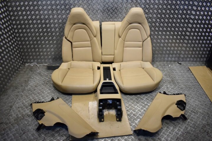 Идеальные сиденья обшивки диван компл. Porsche Panamera 971 Luxory Beige 1, фото 11