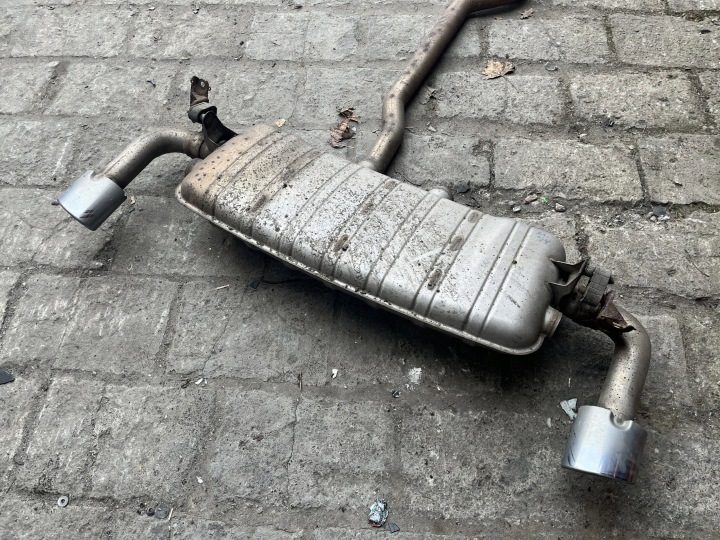 Задний глушитель VW Touareg II 10- 3.0 TDI 7P6253609AC, фото 2