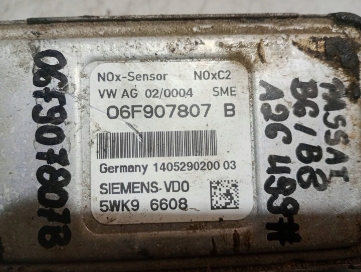 Датчик NOX давления выхлопных газов VW Passat B6 VW Passat B8 06F907807B, фото 5