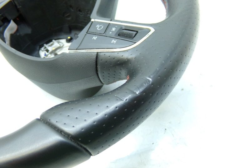Руль мультифункциональный кожаный красный строчка Seat Ibiza FR 575419091H, фото 4