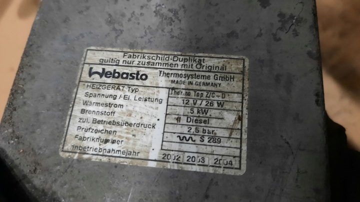 WEBASTO CHRYSLER VOYAGER 2.5 D, фото 4