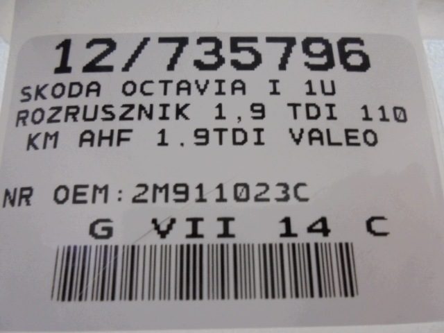 Skoda Octavia I 1U стартер, фото 8