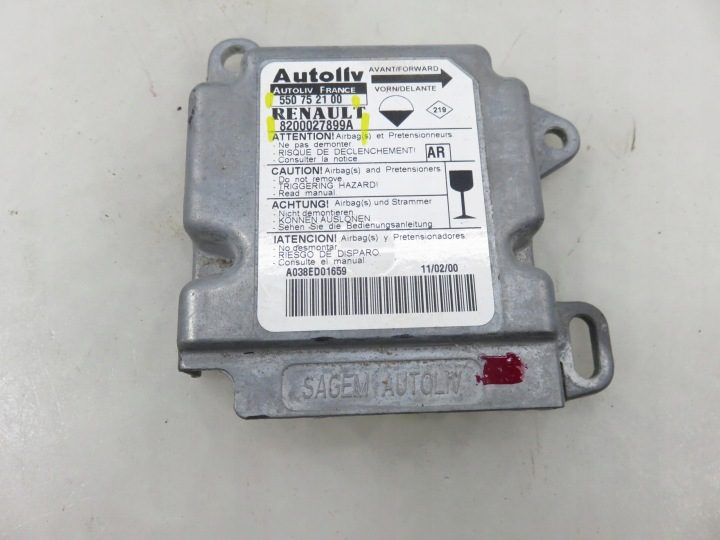 Блок SRS Renault Master II 8200027899 8200027899A 550752100, фото 1