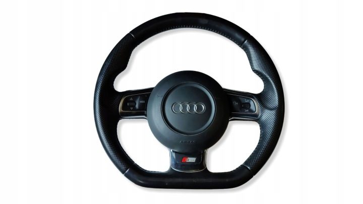 Audi A3 8P TT Руль S-Line НОВЫЙ Черный Кожа Лепестка 4F0419091EB, фото 1