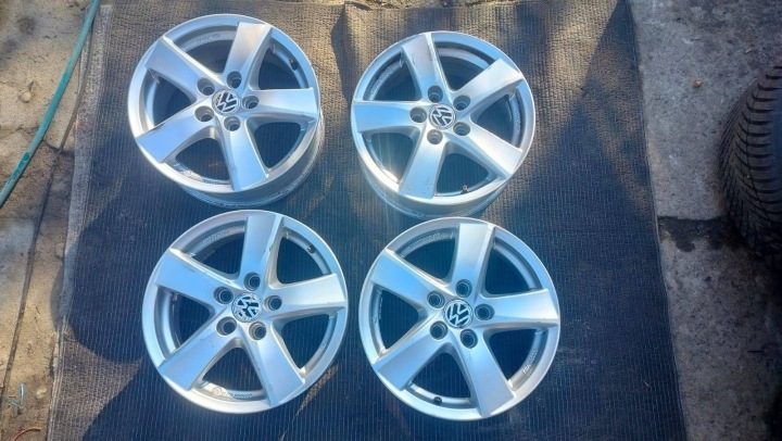 4× Литой диск Volkswagen OE Golf VII 6.0" x 15" 5x112 ET 43, фото 1