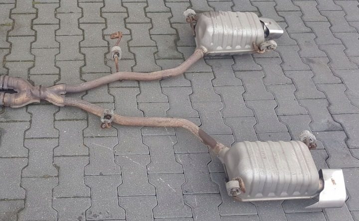 Mercedes SLK W171 рестайлинг глушитель наконечника глушителя 09 г., фото 3
