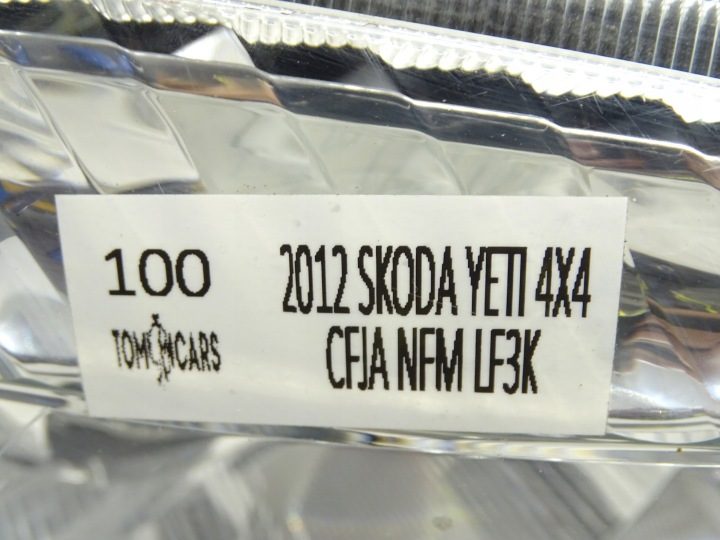 ФАРА ПРАВАЯ ПЕРЕДНЯЯ КСЕНОН SKODA YETI 5L 5L2941018C UK, фото 7