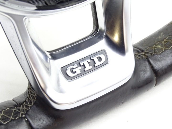 Руль кожаный Płaska мульти VW Golf VII 7 GTD 5G0419091AQ, фото 4