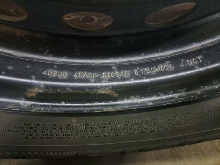 4× Штампованный диск NISSAN QASHQAI 6.5" x 16" 5x114.3 ET 40, фото 9