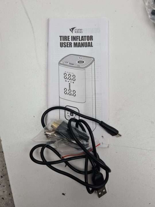 Насос беспроводной Zune Lotoo 150 PSI компрессор цифровой LED, фото 3