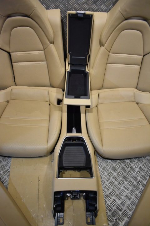 Идеальные сиденья обшивки диван компл. Porsche Panamera 971 Luxory Beige 1, фото 12