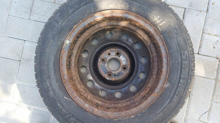 Штампованный диск Hyundai OE I20 5.5" x 14" 4x100 ET 45, фото 2