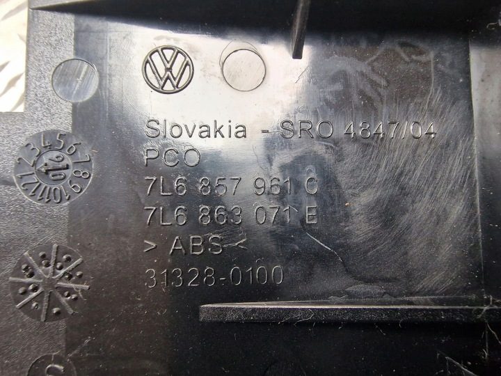 Пепельница передняя центрального тоннеля VW Touareg, фото 4