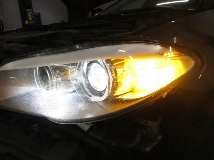Поворотник LED вкладыш модуль левый водителя BMW 5 F10 F11 7271901 10-13r., фото 2