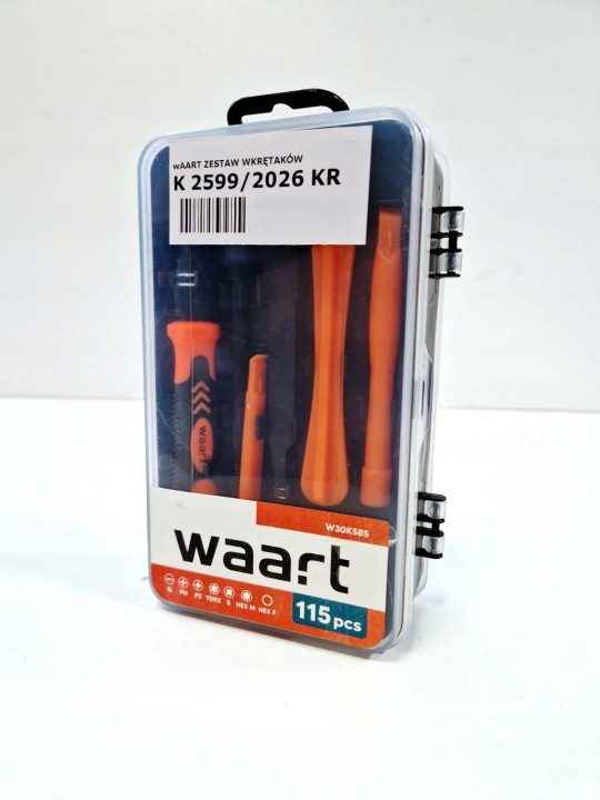 Комплект отверток прецизионных 115 шт. БИТЫ SL PH PZ TORX S HEX M HEX F Waart, фото 3