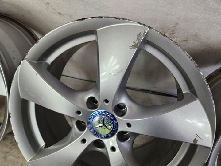 4× Литой диск Borbet A B C E M V Г. КЛАСС SL CL CLA EQV GLA GLE GLK W204 7.5" x 17" 5x112 ET 45, фото 5