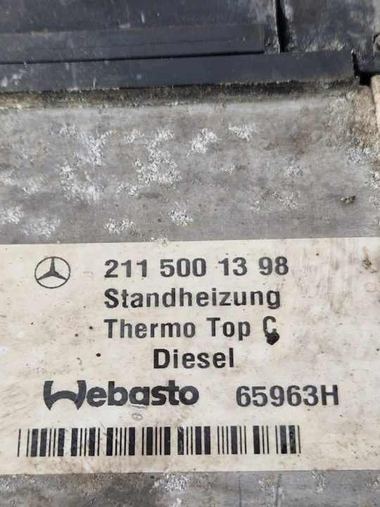 Mercedes-Benz E W211 2008 Автономный отопитель Webasto, фото 6